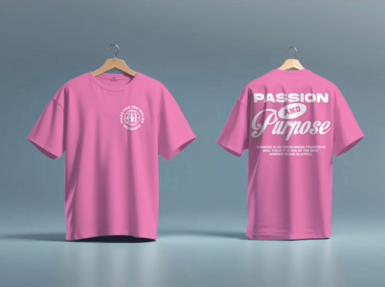 MSHASHO Tee – Pink